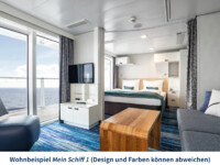 Familienkabine Balkon
