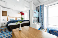Familienkabine Balkon