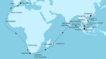55 Nächte - Große Weltentdecker-Route - ab Hongkong/bis Palma