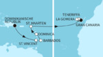 16 Nächte - Transatlantik - ab La Romana/bis Las Palmas