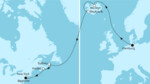 15 Nächte - Transatlantikreise USA - ab Hamburg/bis Bayonne (New York)