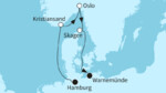6 Nächte - Stippvisite ins Nordland - ab Hamburg/bis Warnemünde