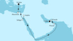 16 Nächte - Dubai bis Östliches Mittelmeer