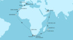 39 Nächte - Weltentdecker-Route - ab Dubai/bis Palma