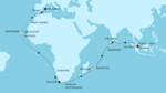 43 Nächte - Weltentdecker-Route - ab Singapur/bis Palma