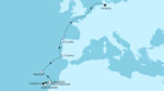 12 Nächte - Perlen des Atlantiks - ab Santa Cruz/bis Hamburg