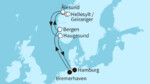 7 Nächte - Fjordland Norwegen - ab Bremerhaven/ bis Hamburg