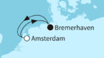 3 Nächte - Amsterdam erleben: Feiern an Bord & Grachten an Land - ab/bis Bremerhaven