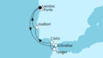 7 Nächte - Sommerzeit an der Westküste mit Cádiz - ab/bis Leixoes (Porto)
