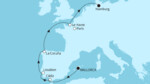 10 Nächte - Die Sonnenseiten Westeuropas - ab Palma/bis Hamburg