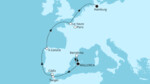 11 Nächte - Europas Westküste - ab Palma/bis Hamburg